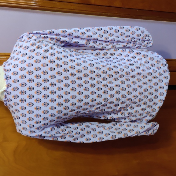 Matilda Jane Purple Patterned Top Size Med. - Picture 4 of 5